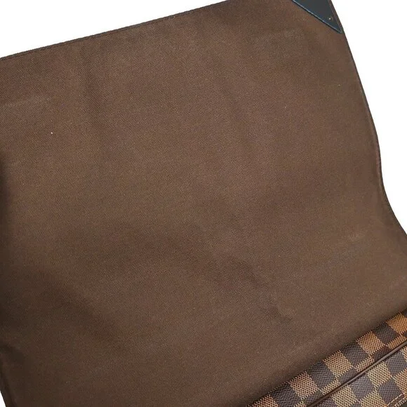 LOUIS VUITTON DAMIER EBENE SHELTON GM SHOULDER BAG N41148 MI0123 NQ04300 - Picture 9 of 15